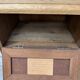Renovated oak notary's office furniture.