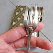 12 oyster forks Christofle
