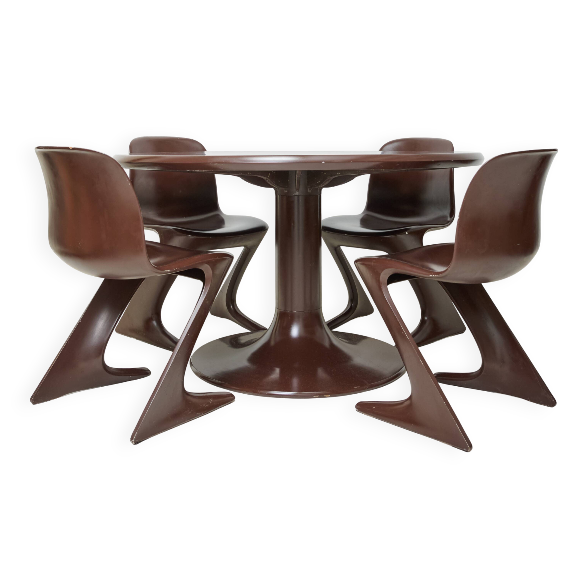 Dining room set, Ernst Moeckl, Horn, Germany, 1960s