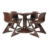 Dining room set, Ernst Moeckl, Horn, Germany, 1960s