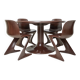 Dining room set, Ernst Moeckl, Horn, Germany, 1960s