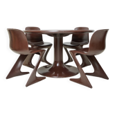 Dining room set, Ernst Moeckl, Horn, Germany, 1960s