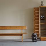 Mid century Swedish pine bench, made by Carl Malmsten for Karl Andersson & Söner, 1960s