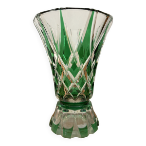 Vase évasé en cristal