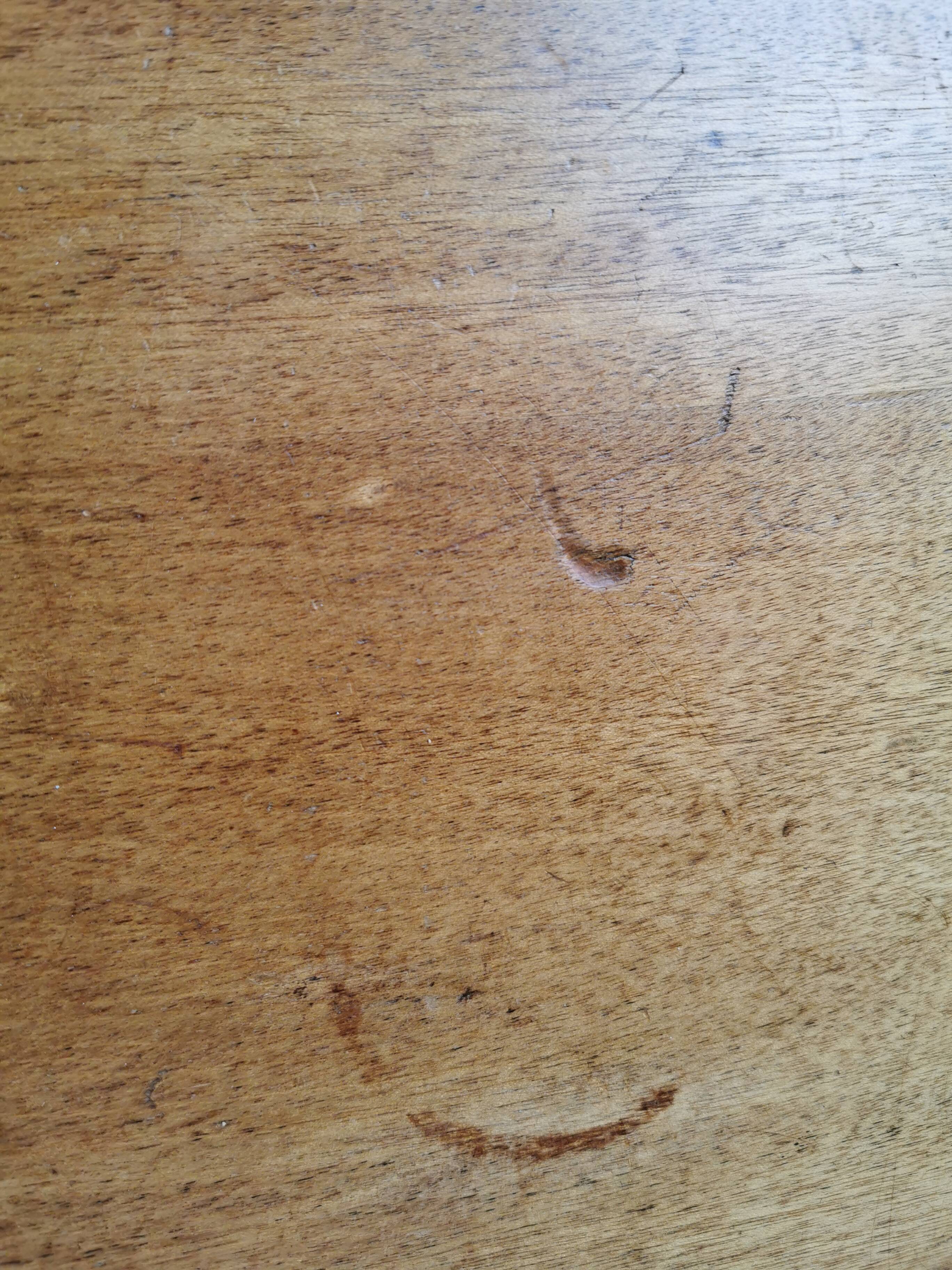 Scandinavian coffee table in blond wood