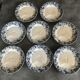 Set of 8 old asparagus plates model récamier sarreguemines & digoin