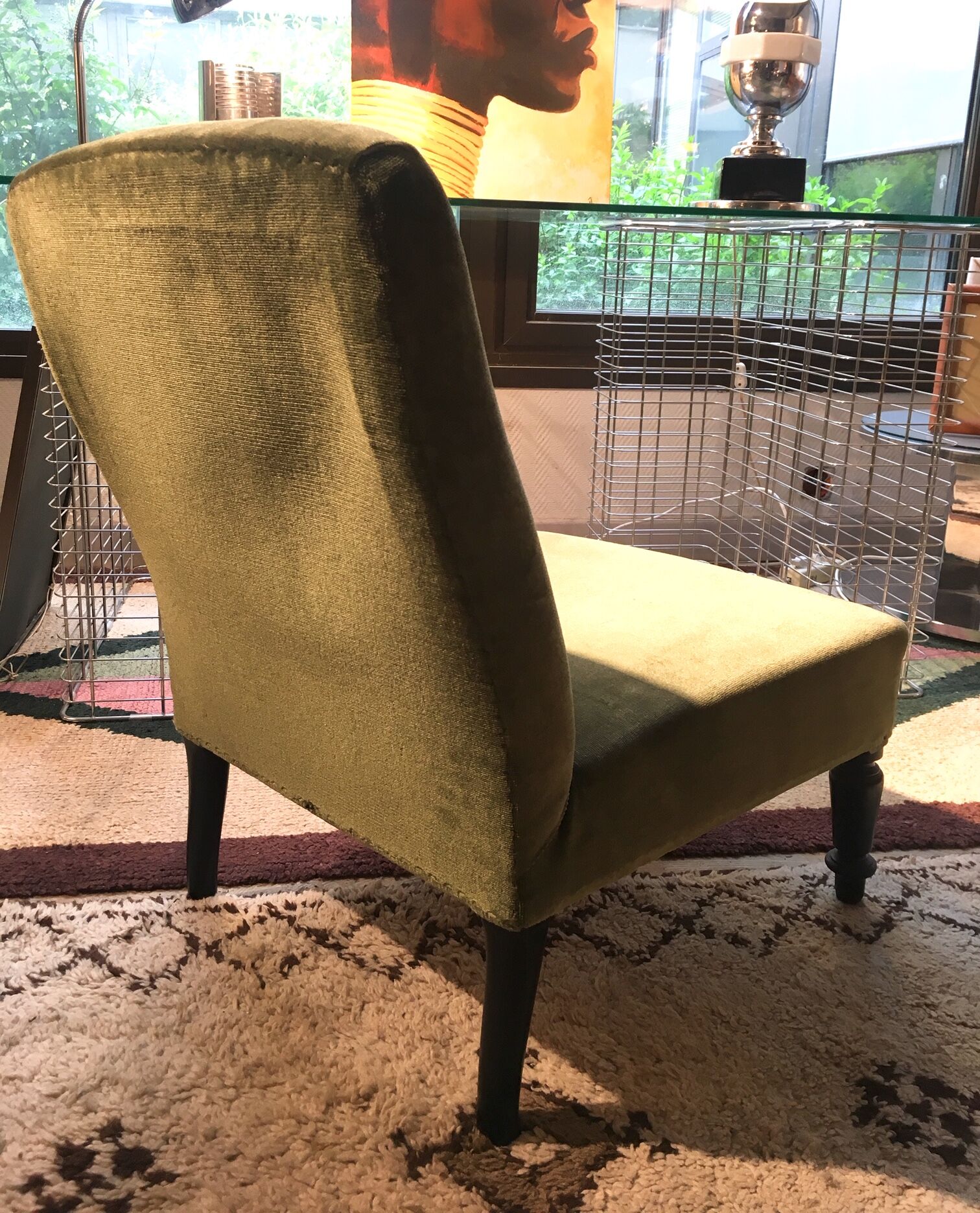 Pair of Napoleon lll armchairs