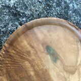 Set of 6 olive wood coasters