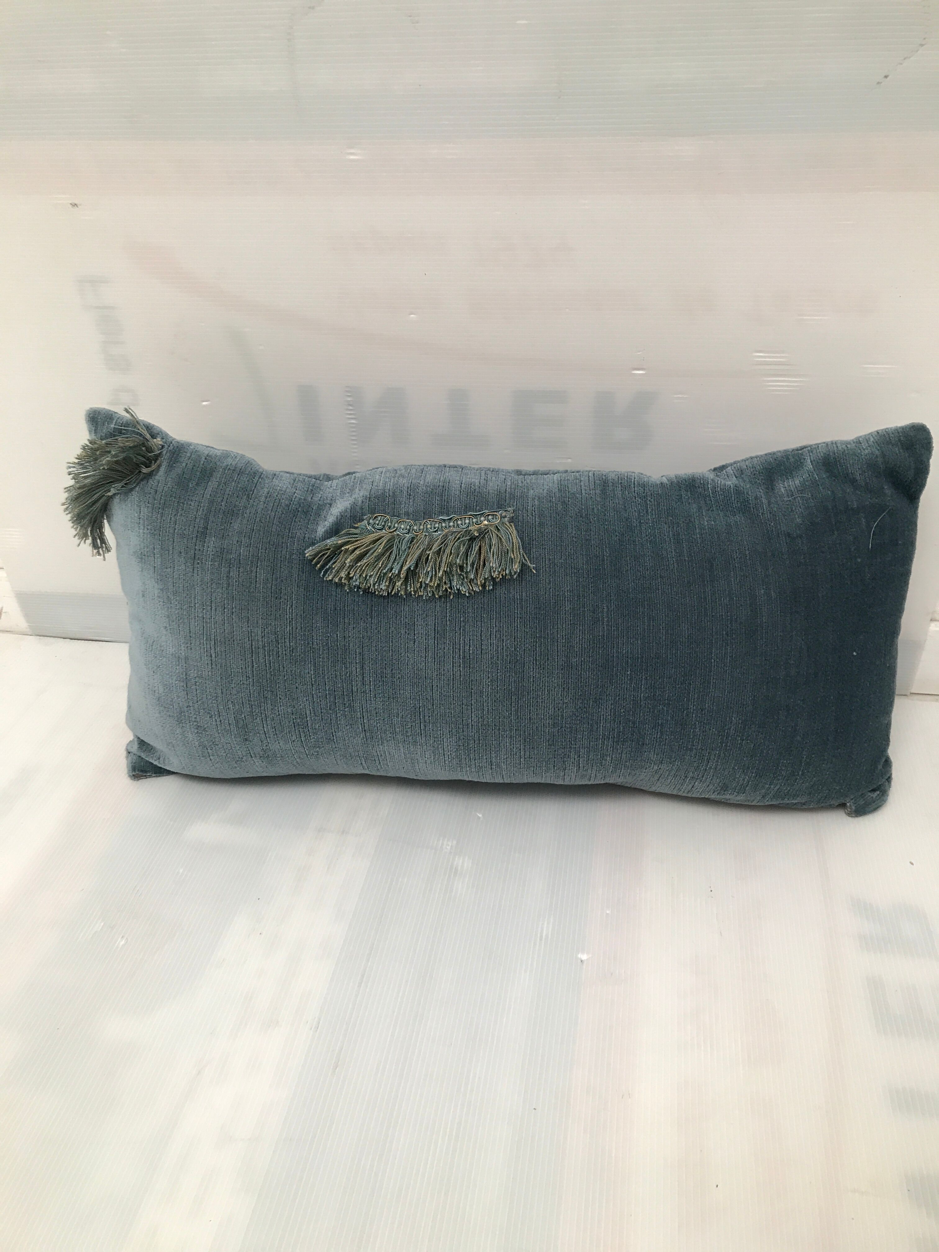 Vintage old velvet cushion