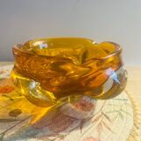 Murano ashtray year 60/70 orange