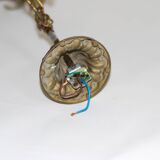 French vintage 3 arm crystal chandelier