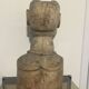 African wooden bust