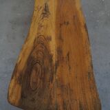 Mid-century organic Scandinavian coffee table, wabi-sabi style, made in the 1960s.