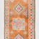 3x13 vintage modern runner rug, 87x391cm