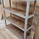 Old rack - workshop shelf in Burmese teak