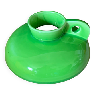 Vase design en céramique vert