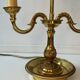 Bouillotte lamp Lucien Gau Paris in gilded bronze