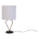 Lampe vintage de Arlus en fonte et laiton