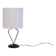 Lampe vintage de Arlus en fonte et laiton