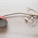 Red screw-on desk lamp