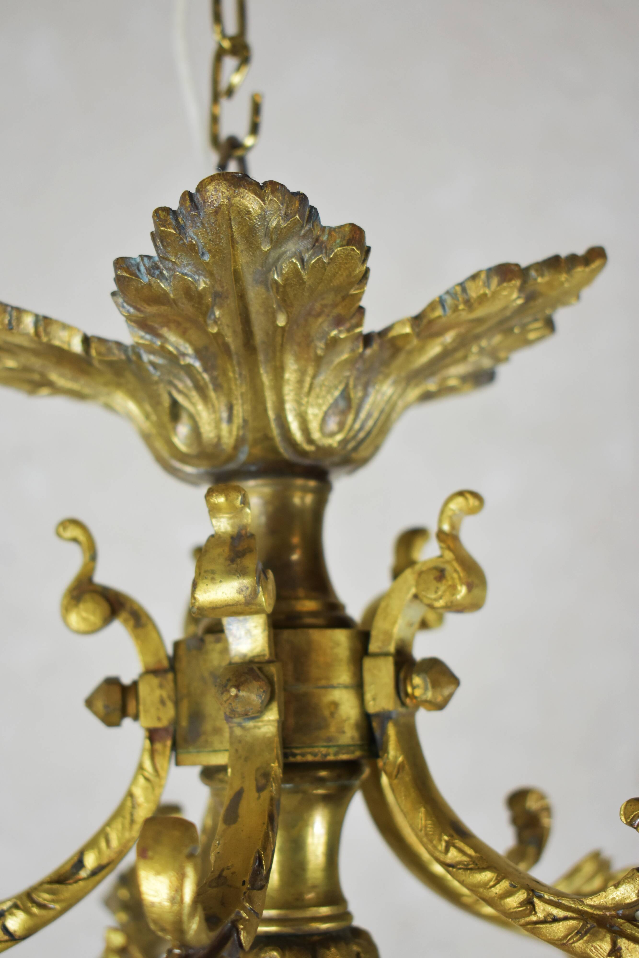 Napoleon-style tassel chandelier