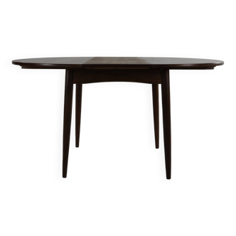 Sixties dutch design extendable dining table by Louis van Teefelen