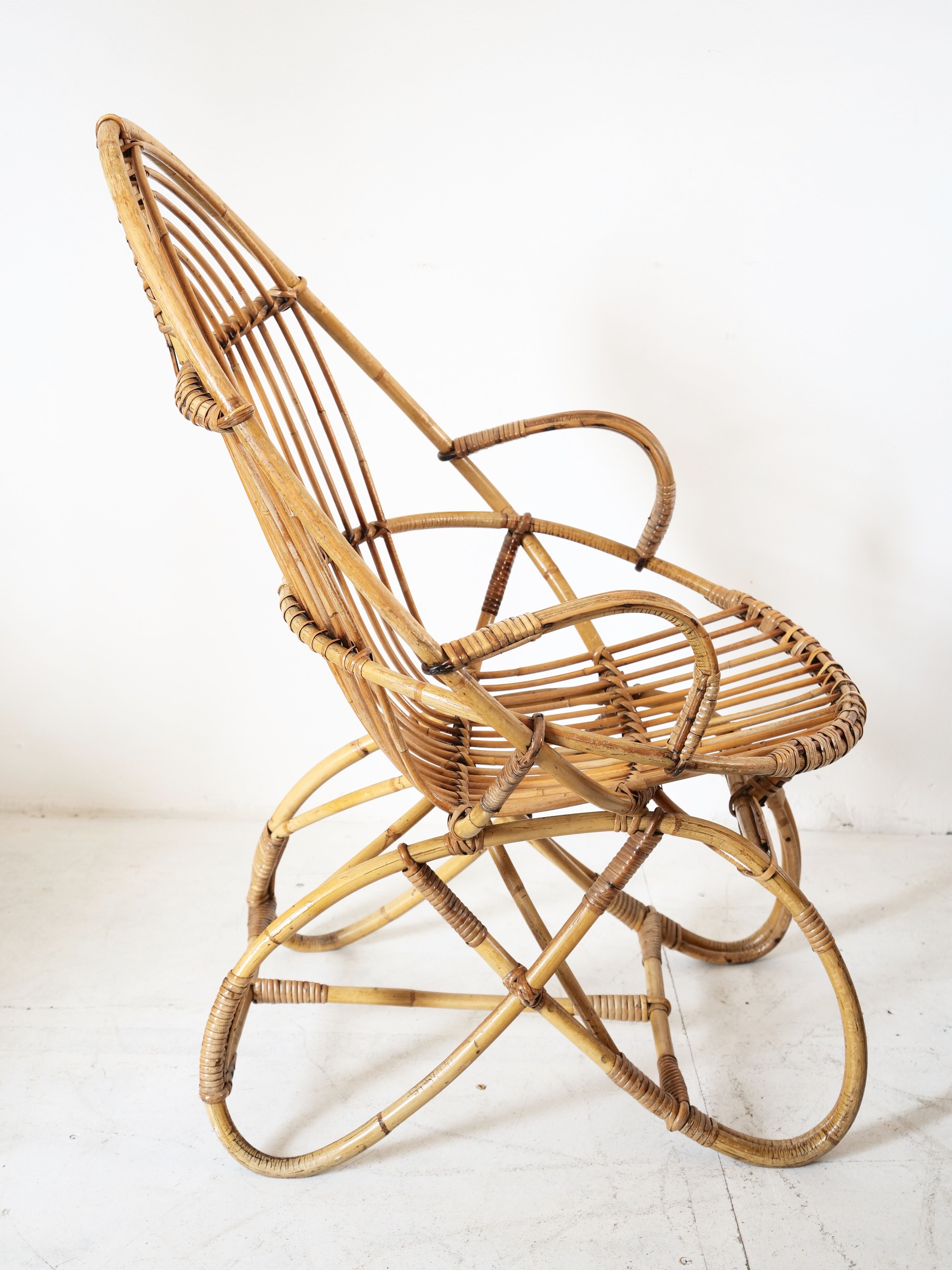 rattan armchair Rohe Noordwolde