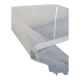 Chaise en plexiglas zigzag 1970