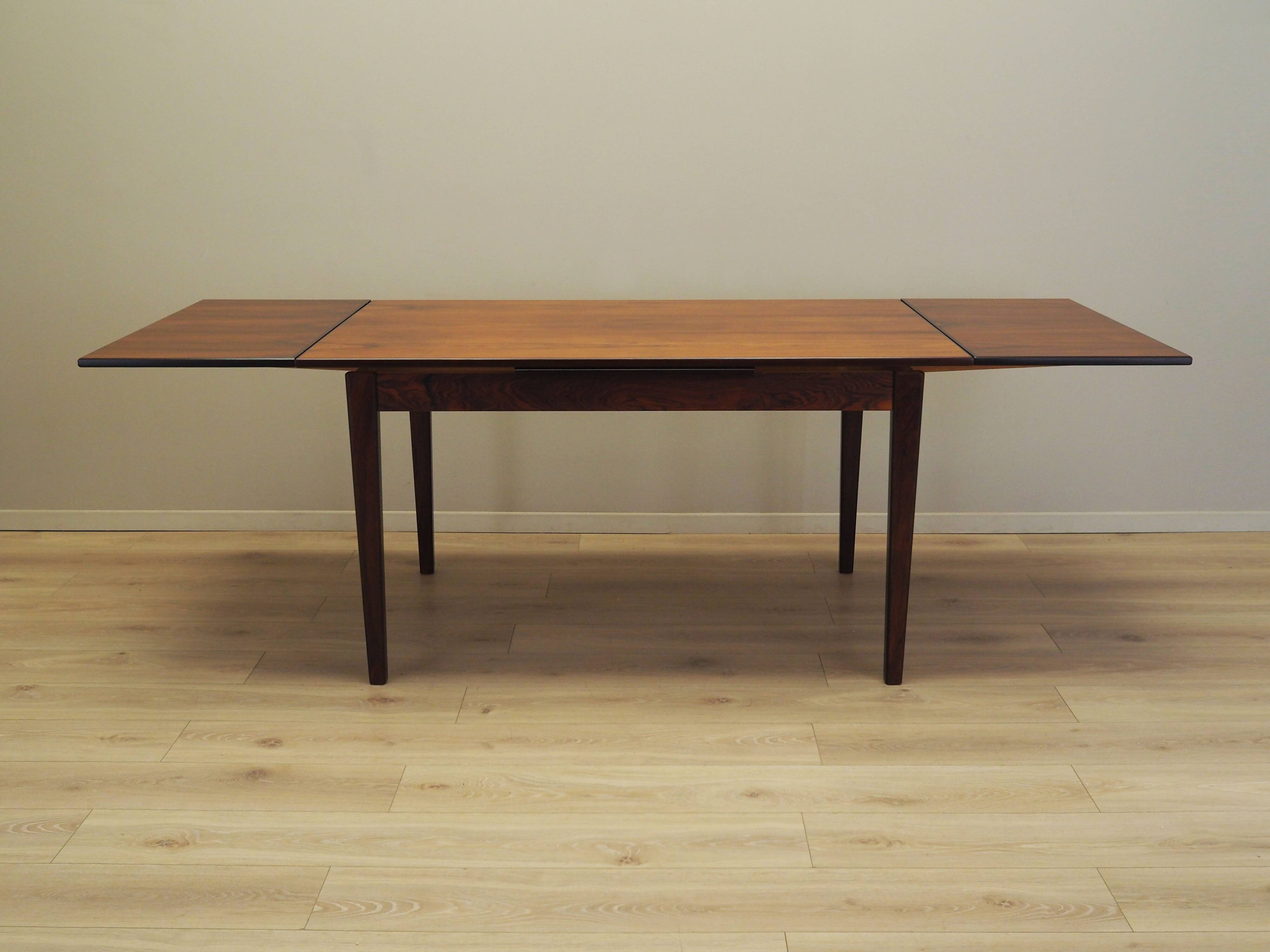 Rosewood table, Danish design, 1970s, production: Denmark