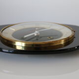 Rectangular clock Lutétia formica black