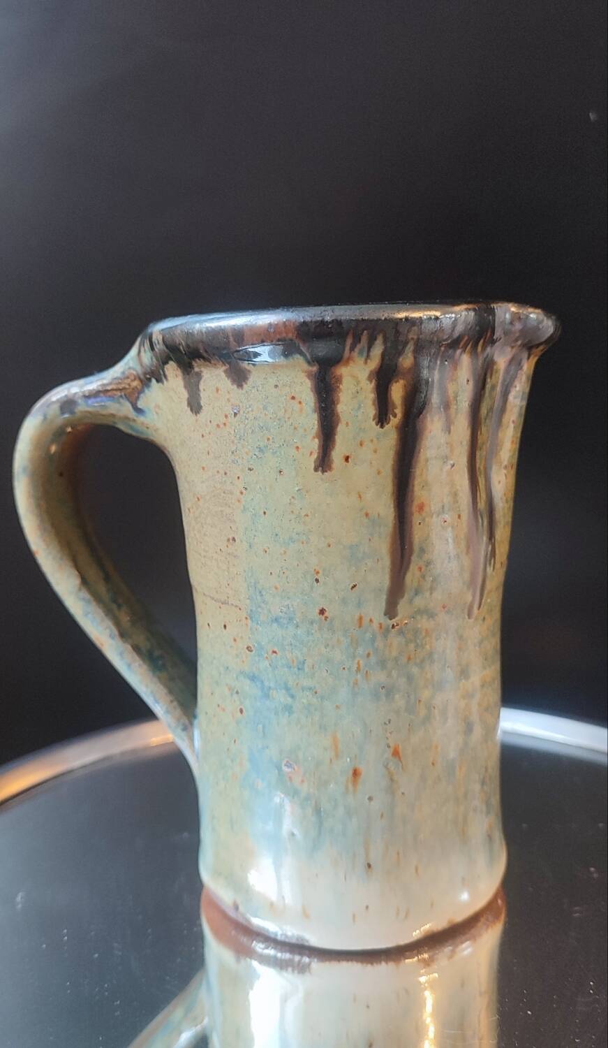 Denis Avonts Pitcher, Pyrite-glazed stoneware, La Borne / Puysane