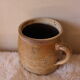 Terracotta pot with handle
