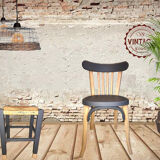 Old oak stool