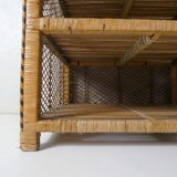 rattan shelf