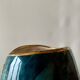 Old glazed ceramic bedside lamp - Bequet - Made in Belgium