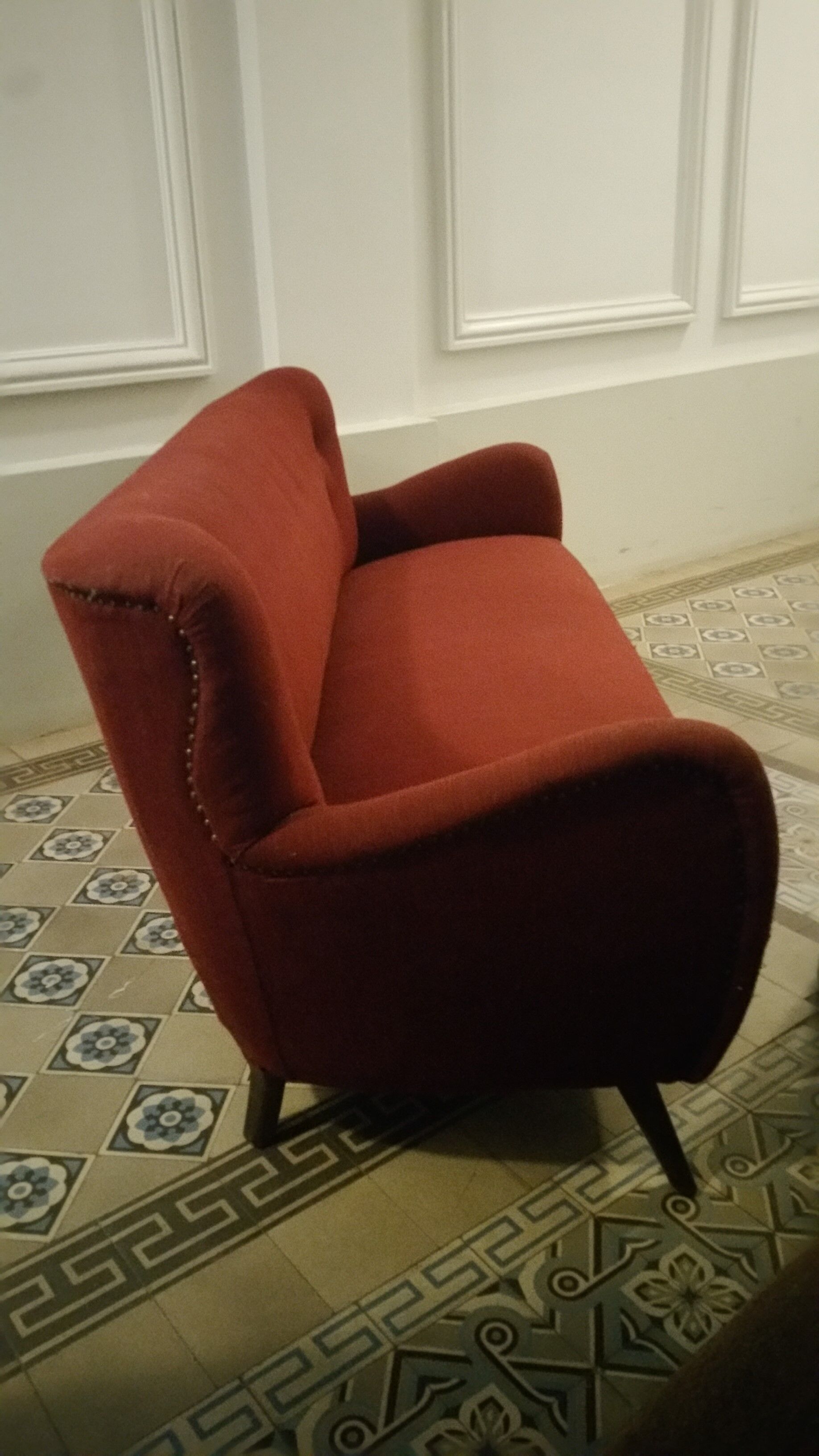Danish sofa 3 places 50s 60s