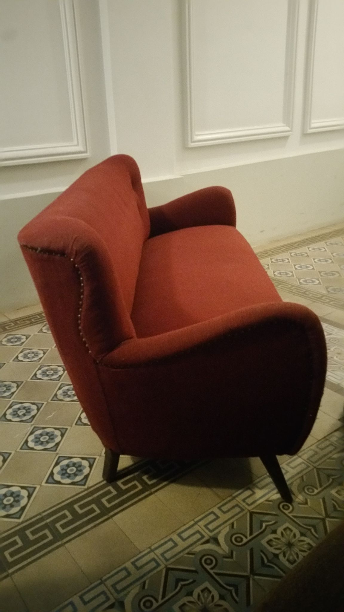 Danish sofa 3 places 50s 60s
