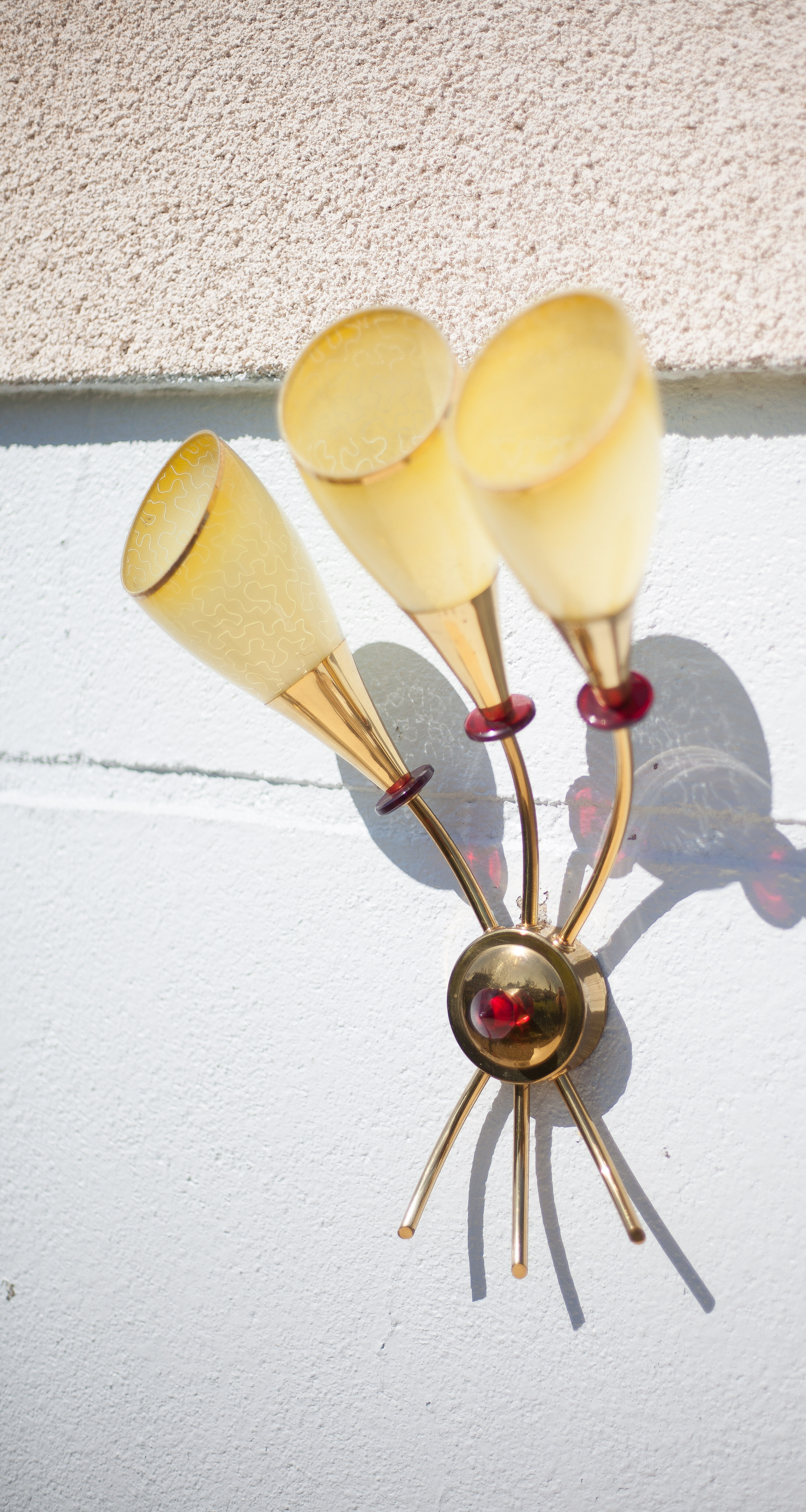 Lunel house, 3-burner wall lamp