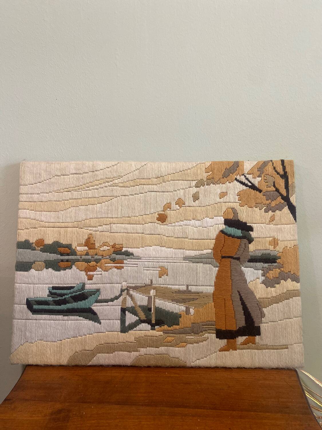 Vintage wool tapestry