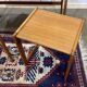 Set of 3 teak nesting tables from the 70s