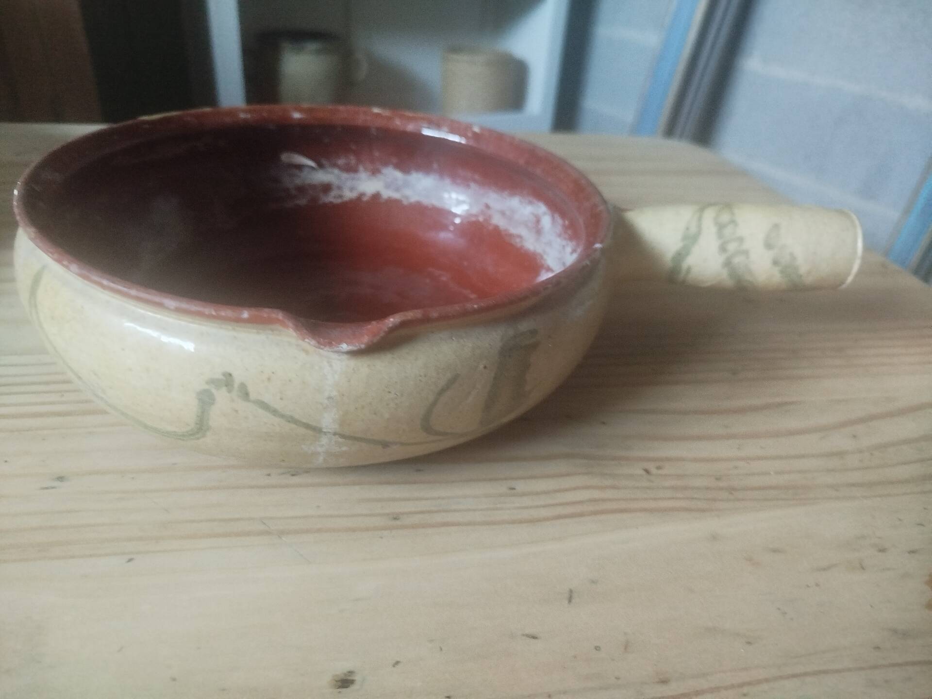 Ancient large terracotta pot