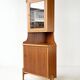 Vintage Scandinavian Corner Hutch
