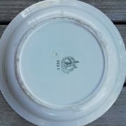 Trio of hollow dishes blue tones
