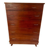 Vintage chiffonier with compass feet