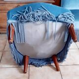 Paire de fauteuils crapaud et prince