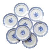 Assiettes plates "Helsingör" Sarreguemines