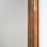 Grand miroir ancien Louis Philippe en or rouge du XIXe siècle