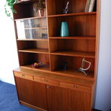Scandinavian teak  bookcase