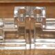 Pair of Wilber Elm Pristine Table Architecture candle holders, MMA Metropolitan Museum of Art