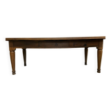 Oak and walnut table